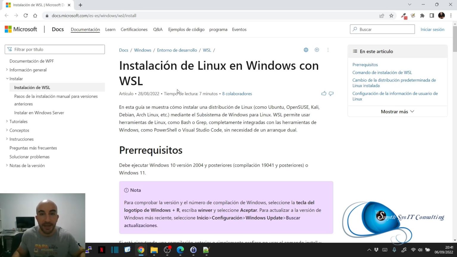 Instalar Wsl Subsistema De Linux Para Windows En Windows 11 Smythsys It Consulting 0678